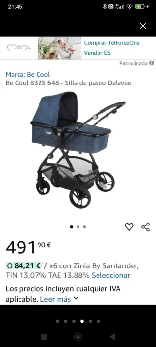 Carrito / Capazo / Silla de bebé