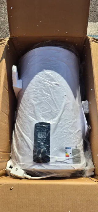 Termo eléctrico horizontal 80L nuevo