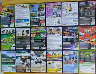 Lote 19 Juegos Xbox 360 y sensor Kinect universal