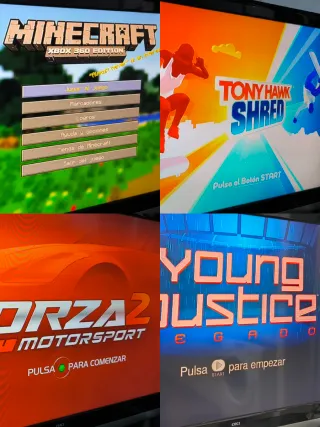 Lote 19 Juegos Xbox 360 y sensor Kinect universal