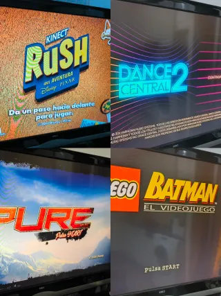 Lote 19 Juegos Xbox 360 y sensor Kinect universal