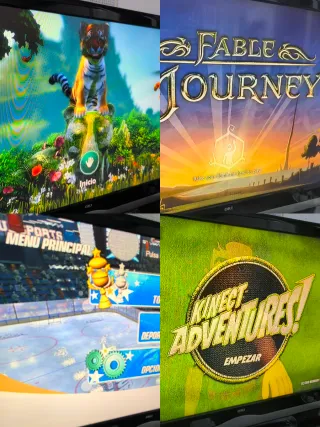 Lote 19 Juegos Xbox 360 y sensor Kinect universal