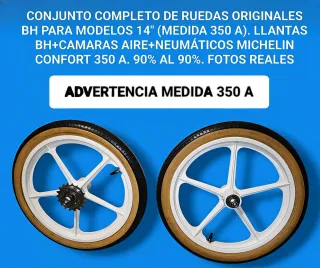 BH niño 14" medida 350 A Michelin Confort 90%