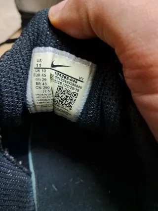 Nike Shox Hombre Negro Gris