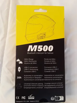 Intercomunicador Moto MYRA M500 Bluetooth 5.3