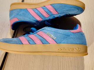 Adidas Gazelle Hombre Azul y Rosa