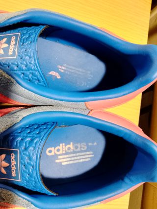 Adidas Gazelle Hombre Azul y Rosa