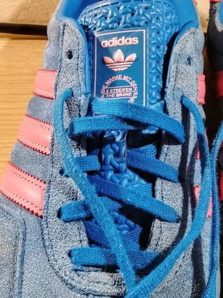 Adidas Gazelle Hombre Azul y Rosa