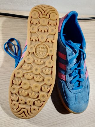 Adidas Gazelle Hombre Azul y Rosa