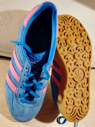 Adidas Gazelle Hombre Azul y Rosa