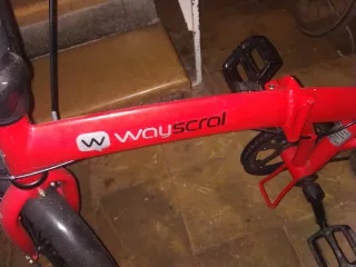 Bicicleta Plegable Roja