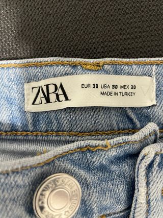 Pack 2 Pantalones Vaqueros Zara Talla M