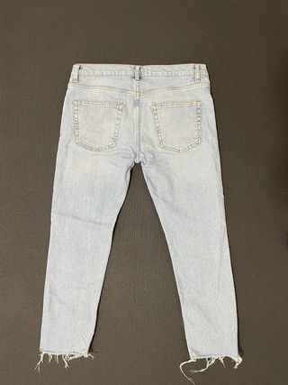 Pack 2 Pantalones Vaqueros Zara Talla M