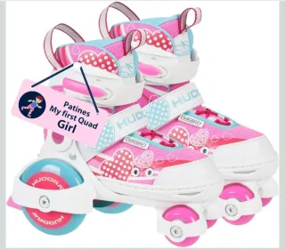 Patines Quad Niña HUDORA Talla 26-29