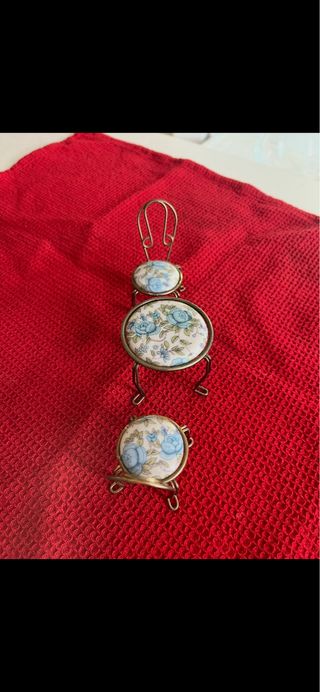 Set tavolo e sedie miniatura vintage