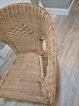 Poltrona in vimini Ikea Agen ritiro in loco