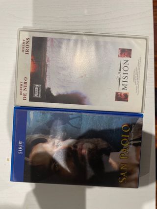 2 Películas VHS: La Misión y San Paolo