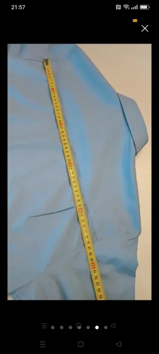 Camisa de vestir azul talla 42