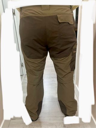 Conjunto caza SOLOGNAC verde/marrón