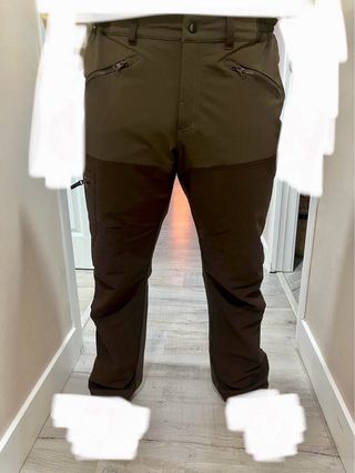 Conjunto caza SOLOGNAC verde/marrón