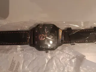 Relojes HKUN Hombre Negro y Dorado