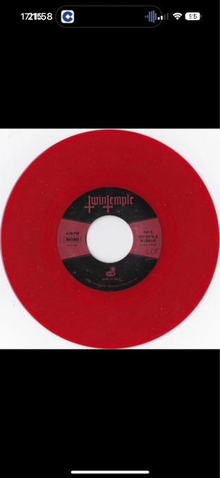 Twin Temple - Satan's A Woman Vinilo Firmado