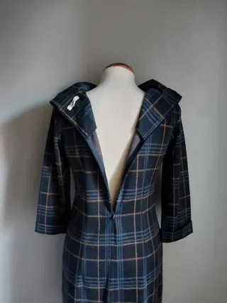 Vestido de cuadros talla S