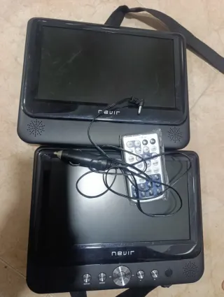 2 Pantallas Portátiles Coche Nevir