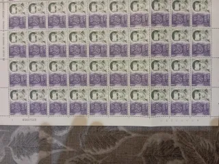 Pliego sellos Europa 1980