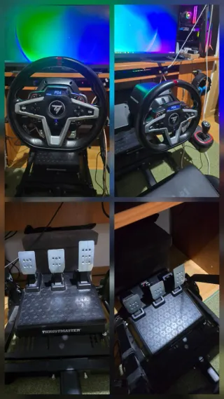 Volante Thrustmaster T248 + pedales – PS4 /PS5 /PC