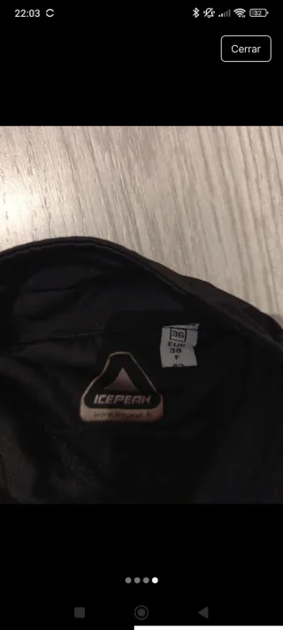 Camiseta térmica T:36