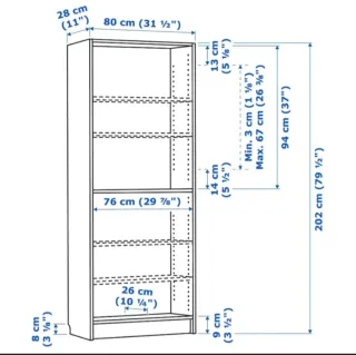 URGE. Estantería Billy IKEA Madera