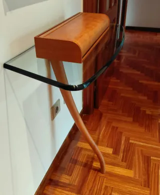 Conjunto recibidor espejo y mueble