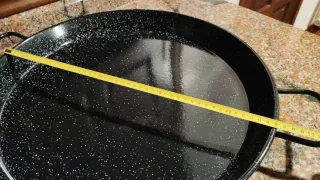 Paellera Paella Sartén Metal Negra