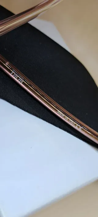 Gafa Dior Dorada Rosa transparente