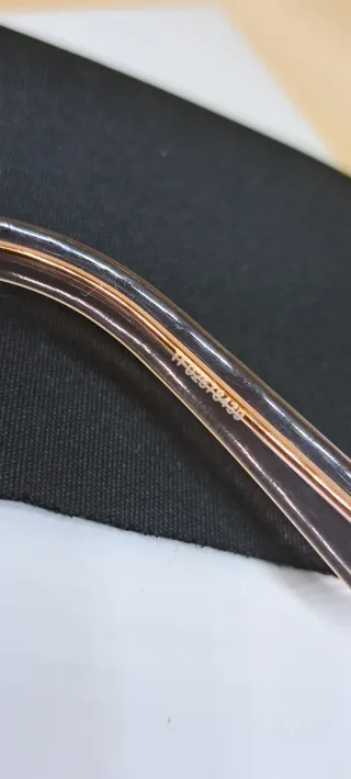 Gafa Dior Dorada Rosa transparente