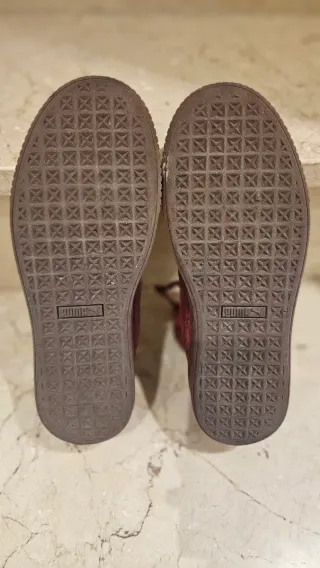 Zapatillas Puma Granate Terciopelo