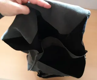 Bolso bandolera gris oscuro