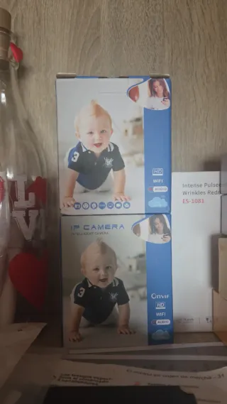 Lote 2 Cámaras IP Onvif HD WiFi Audio