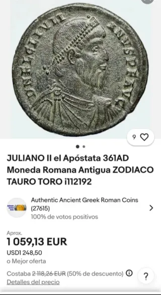 Moneda Romana Antigua
