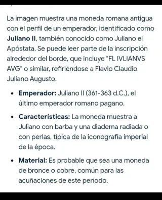 Moneda Romana Antigua