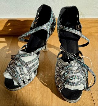 Sandalias de baile Ermes Dance con plataforma T.37