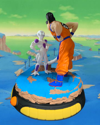 Figura Diorama Goku y Freezer Dragon Ball Z