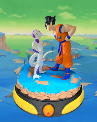 Figura Diorama Goku y Freezer Dragon Ball Z