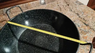 Paellera Paella Sartén Profunda Negra