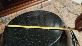 Paellera Paella Sartén Profunda Negra