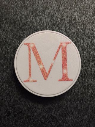 Funda iPhone XR con Glitter y Inicial M