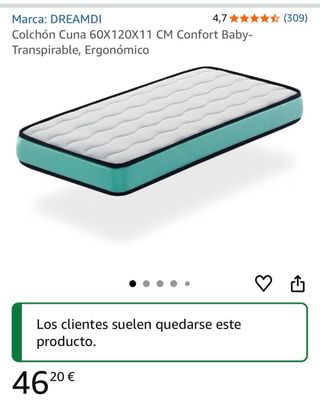 Cuna de viaje Bebeconfort + colchón