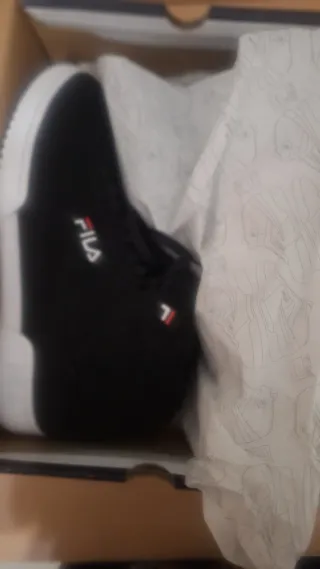 Zapatillas altas Fila hombre negras ante