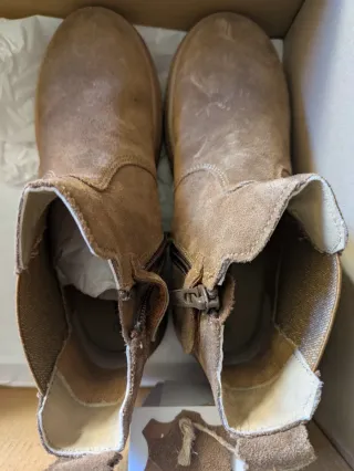 Botas piel niña talla 33